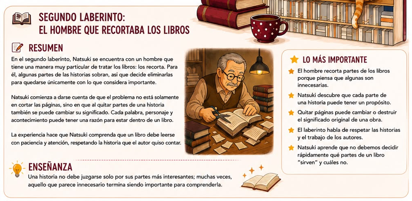 Infografía – «El Gato que Amaba los Libros» (2da Sesión)